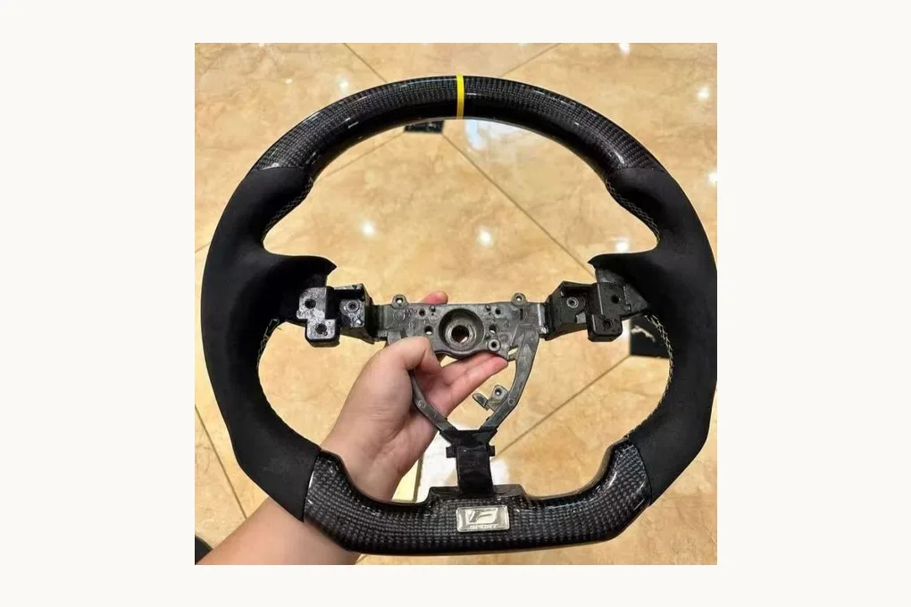 Lexus IS250 Gloss Carbon Fiber Wheel — Custom Steering Wheel