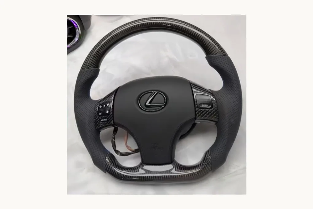 Lexus IS300 Carbon Fiber Steering Wheel — Custom Steering Wheel